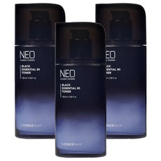 THE FACE SHOP 菲詩小舖 Neo Classic Homme黑麥芽萃取男士保濕緊緻化妝水, 130ml, 3瓶