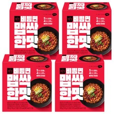 더미식 비빔면 맵싹한맛 140g, 4개