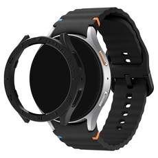 SPACE SHIELD Galaxy Watch 相容錶圈防撞保護殼, 黑色, 1個