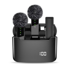 조이트론 무선 핀마이크 듀얼, WM70 Dual, 블랙