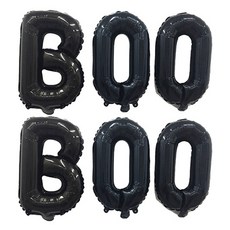 Titan 萬聖節派對活動 BOO 氣球 40cm, 2個, 黑色