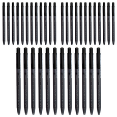 PENROTE 筆樂 858中油筆 黑色 書寫筆 辦公文具, 36支