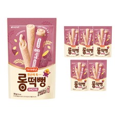 아이배냇 유아용 롱떡뻥, 6개, 30g, 자색고구마맛