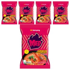 Samyang Foods 三養 大蒜鮮蝦風味湯麵 80g, 5個