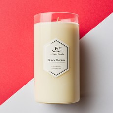 the Sweet 大罐裝大豆蠟燭, 1個, 黑櫻桃