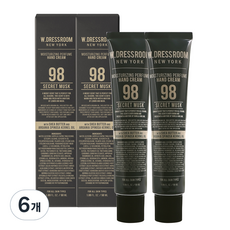 더블유드레스룸 퍼퓸 핸드크림 98 시크릿머스크, 50ml, 6개