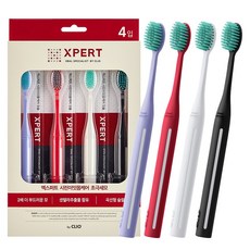 XPERT 시린이잇몸케어 센텔라초극세모 칫솔, 4개입, 1개