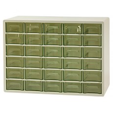 大三元 收藏盒 1321 綠色 40.7 x 16.7 x 29.1cm 桌面收納好幫手, 30格