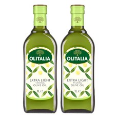 OLITALIA 奧利塔 精緻橄欖油, Extra Light 等級, 耐高溫低油煙, 1L, 2瓶