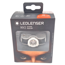 LEDLENSER 萊德雷神 MH3 專業伸縮調焦頭燈, 200流明, 130米, 1個