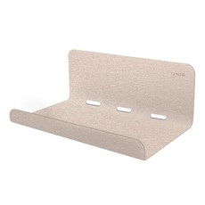 LHiDS EasyHouse 微型壁掛式彎折層架 黏貼版, 奶茶杏, 1個