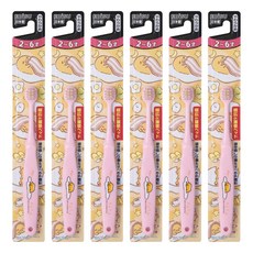 EBiSU 惠百施 兒童牙刷 一般毛 3歲以上, 蛋黃哥, 1入, 6支