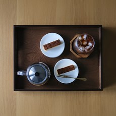 ERATO 木質手柄託盤, 1個, 混合色