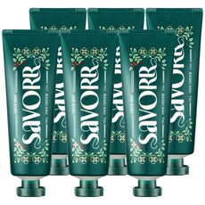 Sabor Green薄荷香牙膏, 100g, 6入