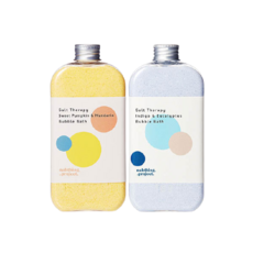 Nading Project五感浴喜馬拉雅鹽泡泡浴入浴劑 黃色+藍色, 460g, 1組