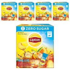 립톤 제로슈가 아이스티 믹스 복숭아, 5g, 30개입, 5개