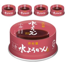 imuraya 井村屋 水羊羹罐頭 小倉紅豆, 5個, 83g