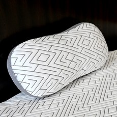 Bonade Ice Weave碳素涼感機能性乳膠枕, 白+灰