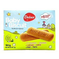Delser 帝舍 嬰兒牛奶餅, 牛奶, 180g, 1盒