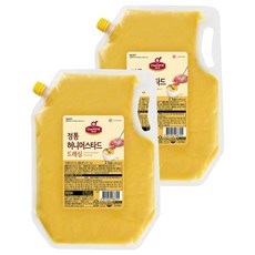 쉐프원 정통 허니머스타드 드레싱, 2개, 2kg