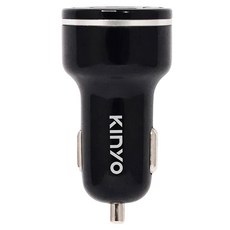 Kinyo PD + QC3.0 車用快速充電座 45W, CU-8080, 黑色