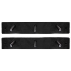 UdiLife 優的生活大師 百研 hold掛 北歐原木掛架3勾, 霧黑, 2個