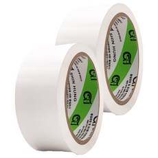 신흥테이프 라바 청면테이프 48mm x 15M 흰색, 2개