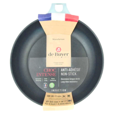 de Buyer 畢耶 Choc Intense 密極黑系列 Twisty活動柄不沾平底鍋 800g, 24cm, 1個