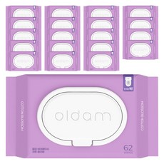 OLDam Cotton Blossom 坐浴盆濕紙巾 蓋型, 62入, 20個