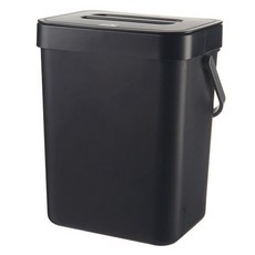 La Chamade 日安朵朵 北歐風 壁掛式兩用收納垃圾桶 (7L), 黑色