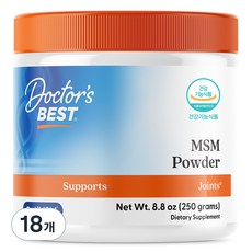 닥터스베스트 MSM 파우더, 250g, 18개