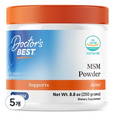 Doctor's BEST MSM粉, 250g, 5罐