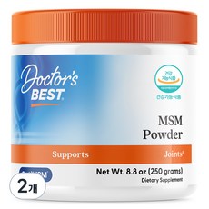Doctor's BEST MSM粉, 250g, 2罐