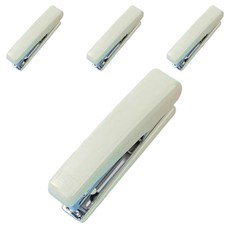 deLi 得力 圓頭迷你釘書機 10號針 粉彩款, 粉彩綠, 4個