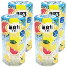 ST 雞仔牌 消臭力 葡萄柚香 浴廁消臭劑 (115068 國際條碼後六碼), 400ml, 4瓶