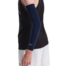 미즈노 더블 립 손목형 쿨토시 양팔 세트, 네이비, 2세트