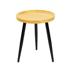 FAmILyLIFE 生活 Carmel 圓形茶几 WO-001-WO 2.4kg, 白橡木