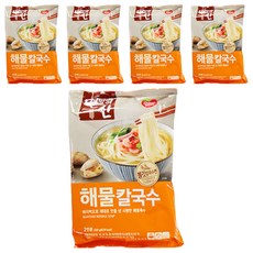 동원 면발의신 해물칼국수, 236g, 5개