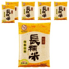 米屋 長糯米, 100% 產地台灣, 600g, 6包