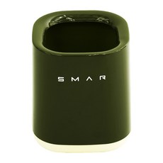 FL 生活+ 12公升輕奢風潤色方形垃圾桶-橄欖綠，簡約時尚，適用多種場景, 25 x 25 x 30cm, 1個