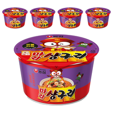 NONGSHIM 農心 碗裝浣熊麻辣香鍋風味炒烏龍麵 103g, 5入
