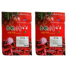 초원마을 고추가루 한식용, 1kg, 2개