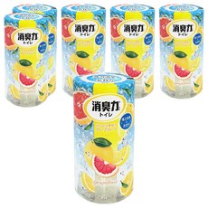 ST 雞仔牌 消臭力 葡萄柚香 浴廁消臭劑 (115068 國際條碼後六碼), 400ml, 6瓶