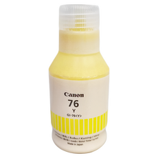 Canon 佳能 原廠墨水 GI-76 適用於GX6070和GX7070型號, 黃色, 1瓶