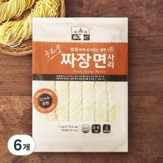 칠갑농산 짜장면사리, 1kg, 6개