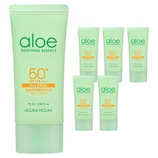 홀리카홀리카 알로에 워터프루프 선크림 SPF50+ PA++++, 70ml, 6개