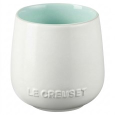 LE CREUSET 花蕾系列馬克杯 250ml, 棉花白/甜薄荷, 1個