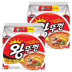 paldo 八道 王蓋泡麵 袋裝, 8包