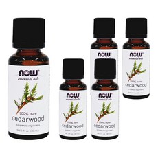 NOW Foods 純雪松精油, 30ml, 5瓶