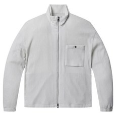 폴햄 프로젝트엠 남성용 쿨써커 플리츠 하이넥 스트링 집업